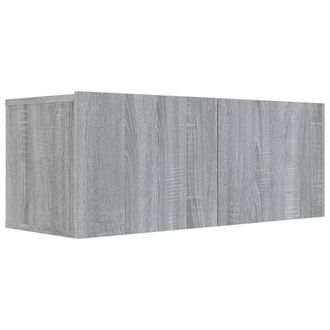 Berkfield Home Classic 4 Piece TV Cabinet Set Grey Sonoma Engineered Wood