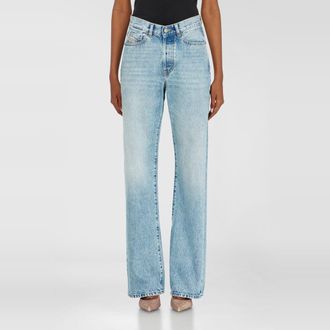 Diesel Regular Jeans High Waist 1971 D-Sent, Light blue, Button fly