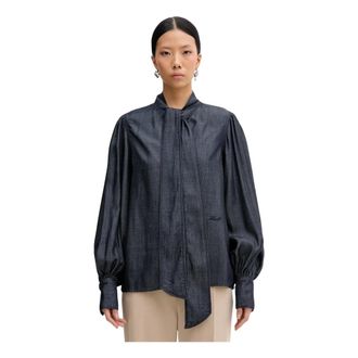 Karl Lagerfeld Donna, Camicette, Blu, M, new