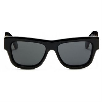 Palm Angels Mens Accessories Magnolia Cat Eye Sunglasses in Black/Dark Grey - One Size