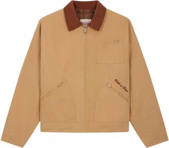 Walk In Paris Journeyman Jas - Heren - Jassen - Beige - Maat: S Katoen