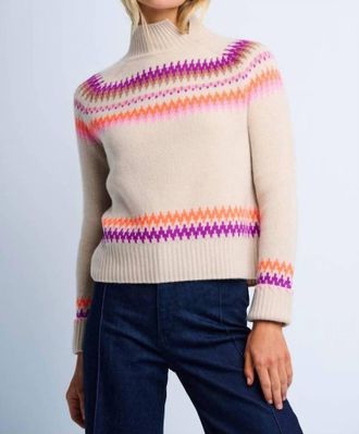 Lisa Todd Fireside Sweater In Latte
