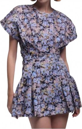 Kika Vargas Rebe Mini Skirt In Lavender Garden