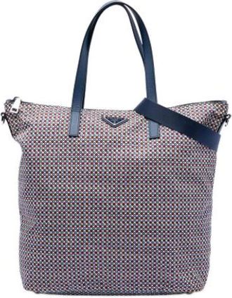 Prada Pre-owned Tote Bags, female, Multicolor, Size: ONE SIZE Pre-owned Nylon prada-bags