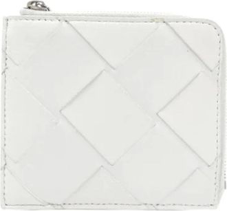 Bottega Veneta Pre-owned Wallets, female, White, Size: ONE SIZE Pre-owned Leather wallets
