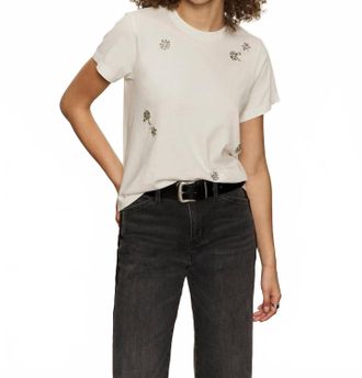 Sanctuary Lydia Embellished Tee In White