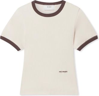 Axel Arigato Dahlia T-shirt - Dames - T-shirts - Beige - M - Katoen - Tops