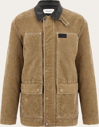 Ferragamo Men Utility blouson Beige