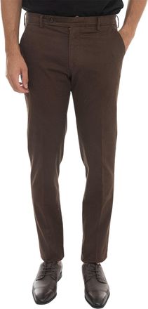 Berwich Pantalone modello chino MORELLOGD-XGAB Marrone Berwich Uomo