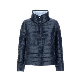 Herno Winter Jackets, female, Blue, Size: 2XL Down Jacket