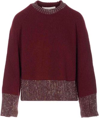 Golden Goose Embroidered Rhinestones Sweater