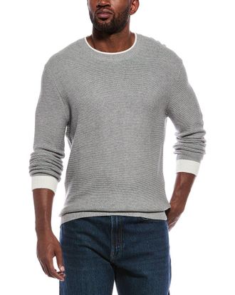 ATM Anthony Thomas Melillo Atm Anthony Thomas Melillo Colorblocked Cashmere-Blend Crewneck Sweater