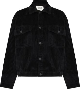 Osklen Fluwelen shirtjack - Zwart