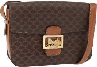 Celine Pre-owned Vintage Plastic Cross Body Bag - Dames - Vintage Schoudertas - Bruin - ONE Size - Vintage