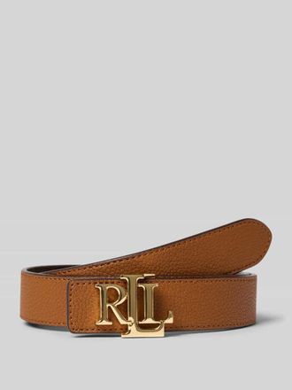 Lauren Ralph Lauren Gürtel aus Rindsleder mit Wendefunktion in Dunkelbraun, Größe XS