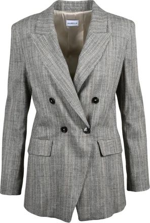 Marella ROB Jas - Dames - Blazers - Grijs - L - Wol - Jassen