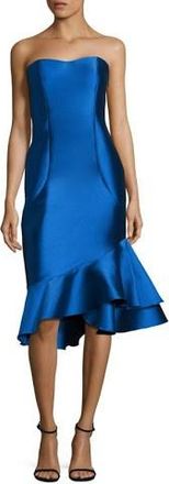 Sachin & Babi Blue Strapless Dress Size S