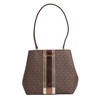 Michael Kors Pratt Medium Signature schoudertas 35F4G3FS2B voor dames