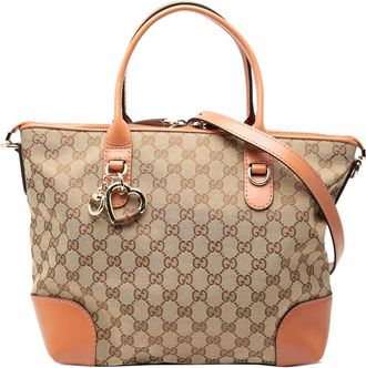 Gucci Pre-owned Gucci GG Canvas Heart Bit Satchel Ladies 269957 50981