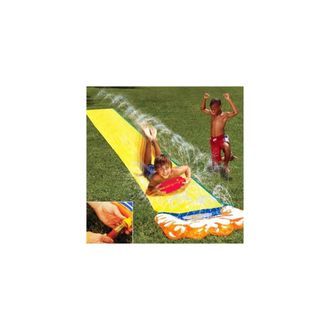 Trade Shop Trade Shop - Acqua Scivolo Ferroviario 488 X 71 Cm Gioco Piscina Esterno Giardino Water Zone