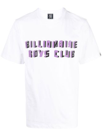 Billionaire Boys Club logo-print cotton T-shirt - White