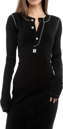 Moschino Womens Multicolor Cotton Casual Dress