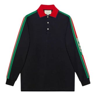 Gucci Long-Sleeve Logo Polo Multicolor 545784-XJAG4-1004