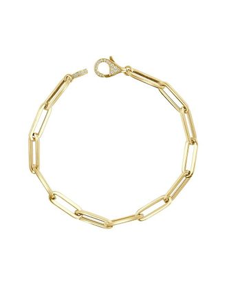 Sabrina Designs 14K 0.21 Ct. Tw. Diamond Paperclip Bracelet