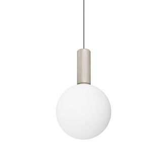 Netlighting Odeon 20cm Slim Pendant Ceiling Light White 1x LED 1250lm 3000K