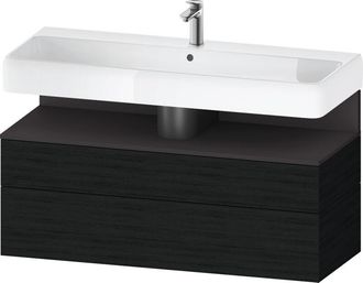 Duravit Duravit - Qatego Mueble Bajo Lavabo, 1 Extra&iacute;ble Y 1 Caj&oacute;n