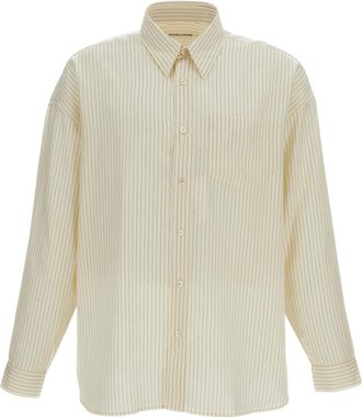 Sunflower Cream White Stable Striped Shirt