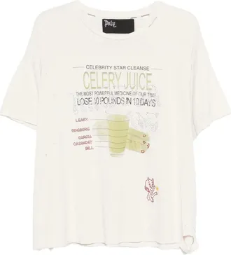 Paly Hollywood graphic-print t-shirt - Neutrals