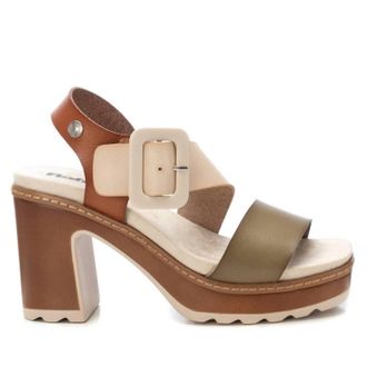 Xti Womens High Heeled Sandals In Ice