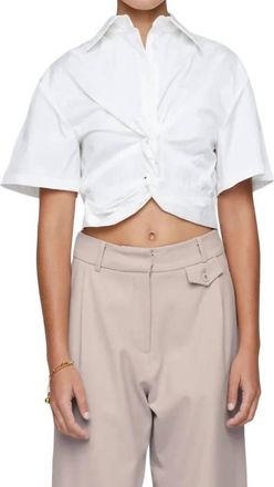 Anna Quan Abby Shirt In Swan