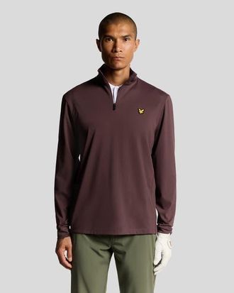 Lyle & Scott Golf Course Midlayer in Berry at Nordstrom, Size Xx-Large