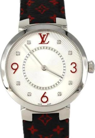 Louis Vuitton Pre-owned Vintage Polshorloge - Dames - Vintage Horloges - Wit - ONE Size - Vintage