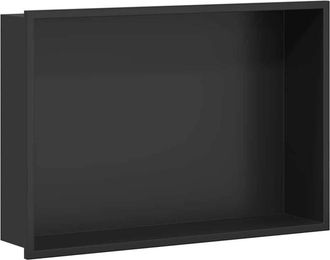 vidaXL Vidaxl - Nichos De Ducha Negro 45 X 30 X 9.5 Cm Acero Inoxidable