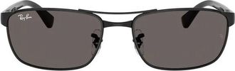 Ray-Ban Rb3778 Zonnebril - Dames - Accessoires - Zwart - Maat: 60 MM