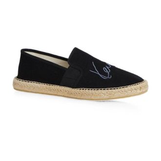 Kenzo Schoenen, Heren, Zwart, 40 EU, Katoen, Signature Espadrilles