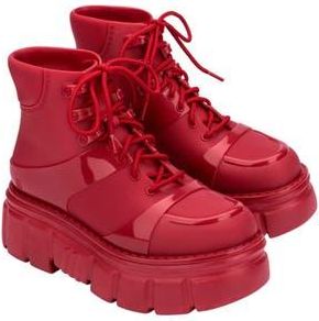 Melissa Rebel Lug Sole Boot in Red at Nordstrom Rack, Size 10