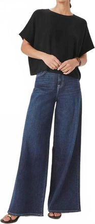 Splendid Christa Crop Sweater In Black