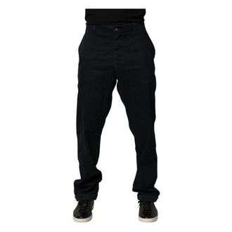Harmont & Blaine Slim-fit Trousers, male, Black, Size: 5XL Tapered Trousers