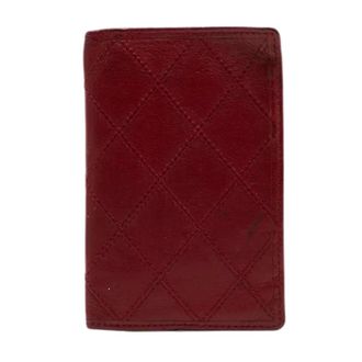 Chanel Pre-owned Wallets, female, Red, Size: ONE SIZE Pre-owned Leather wallets
