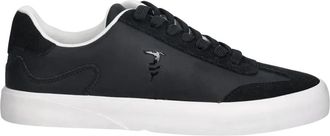 Trussardi Logo-detail Sneakers - Heren - Sneakers - Zwart - 44 EU - Leer - Schoenen