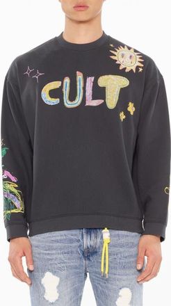 Cult of Individuality Graphic Sweatshirt in Steel at Nordstrom, Size Xxx-Large