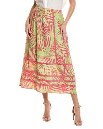 Nicole Miller Lace Trim Skirt