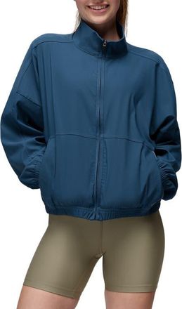 Prana Send Off Crop Jacket in Bluff Blue at Nordstrom, Size X-Large