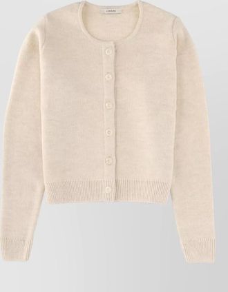 Christophe Lemaire crew neck long sleeve ribbed knitwear