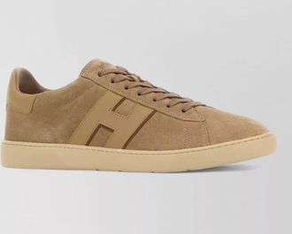 Hogan suede low top sneakers rubber sole