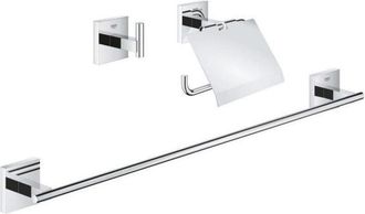 GROHE Set DAccessoires 3 En 1 - Grohe - 41124000 - Start Cube - Chrom&eacute;